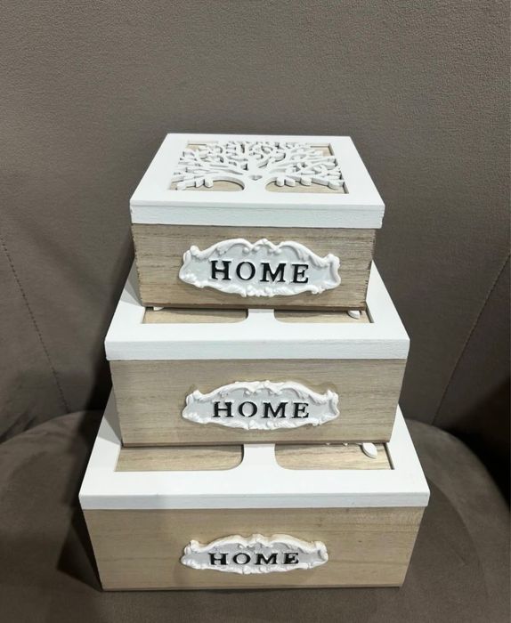 Шкатулки набор 3 в 1