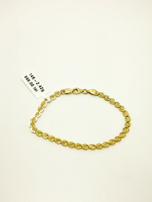 Bijuteria Royal bratara din aur 14k 2.42 gr