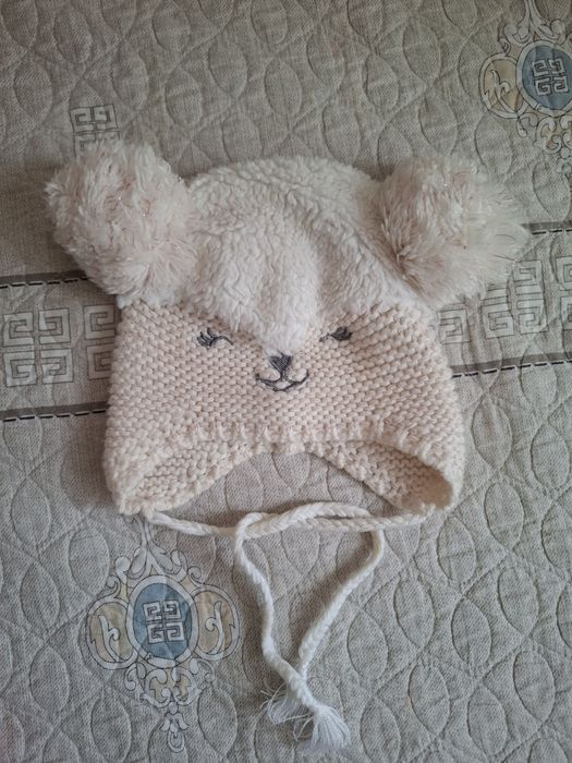 Теплые детские  шапочки