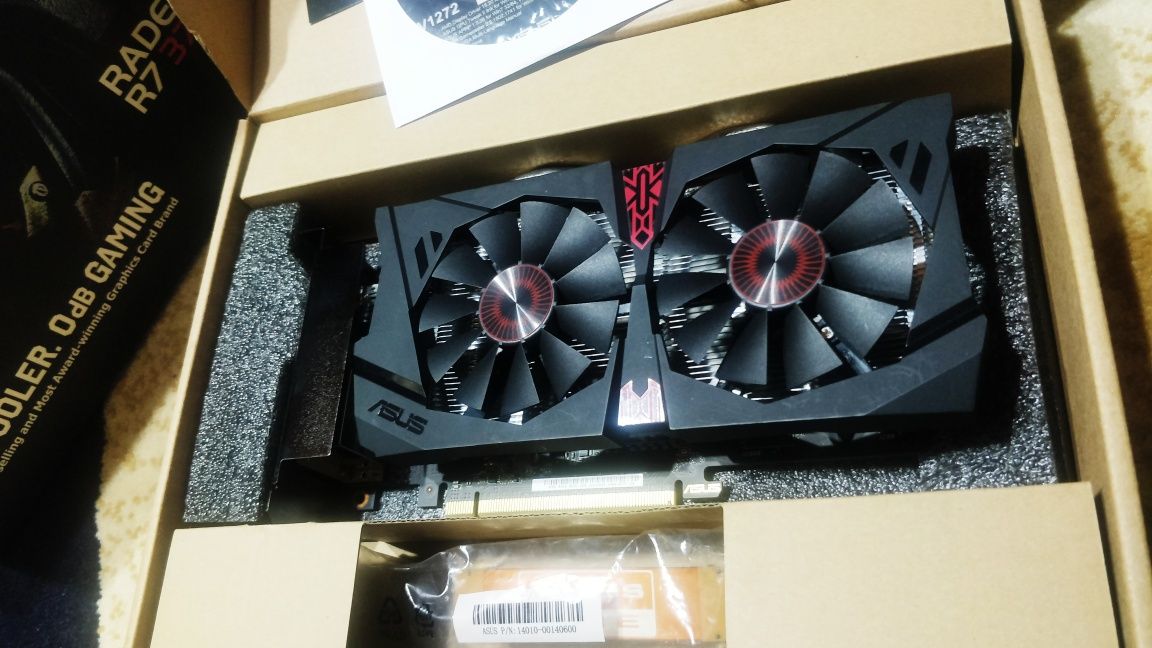 Asus Rog Strix Gaming r7 370 2GB videokarta yangi