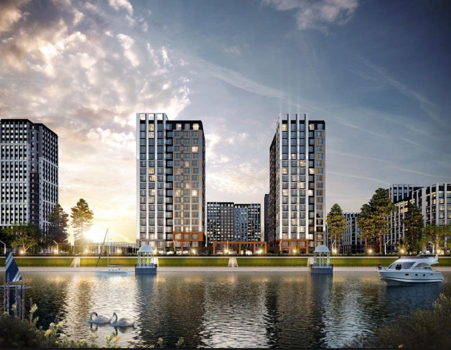 Евродвушка 49 кв м жк new city life на набережке
