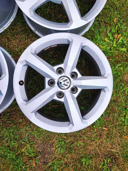 Audi/Ауди; Фолксваген/VW - 16 цола 5x112; 4 бр. оригинални лети джанти