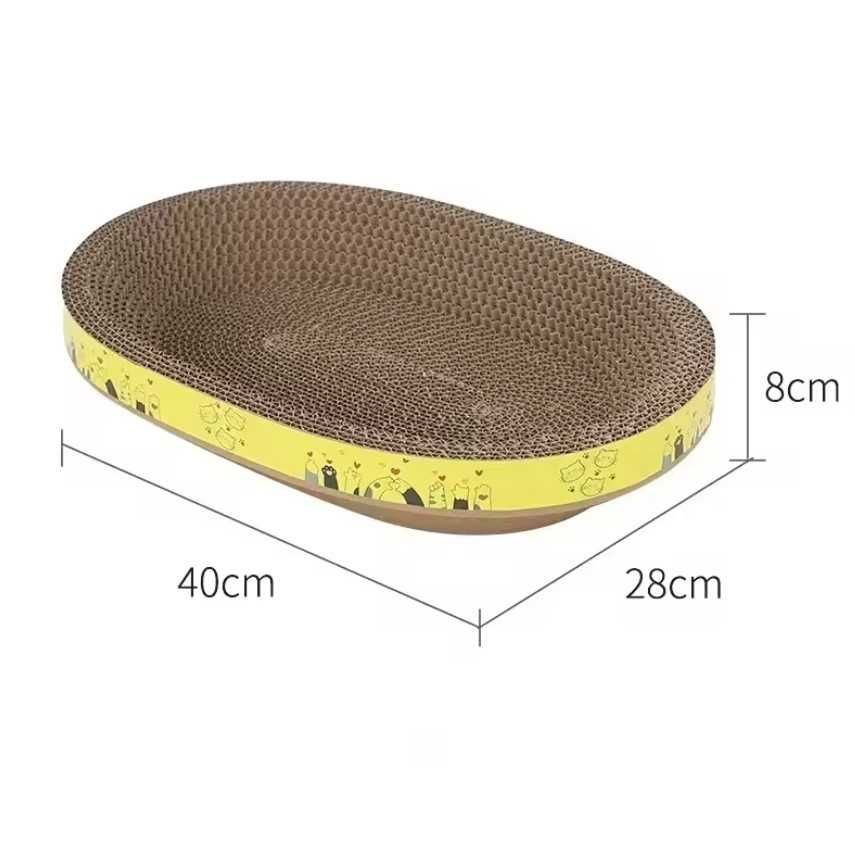 Драскалка за котки от гофрирана хартия 40x28x8см