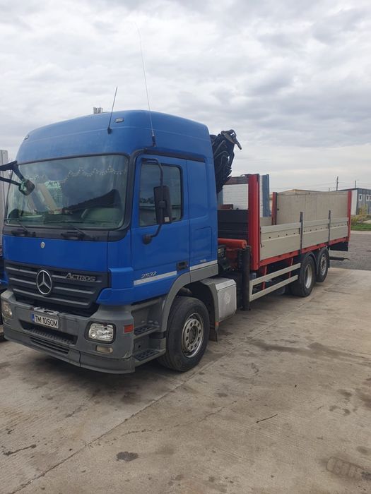 Vand Mercedes Actros cu macara Palfinger PK23000