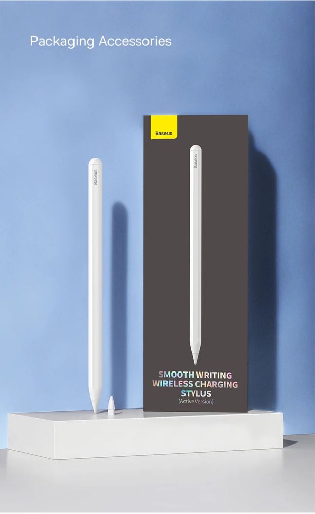 Стилус Baseus Smooth Writing Wireless Charging Stylus  SXBC020002