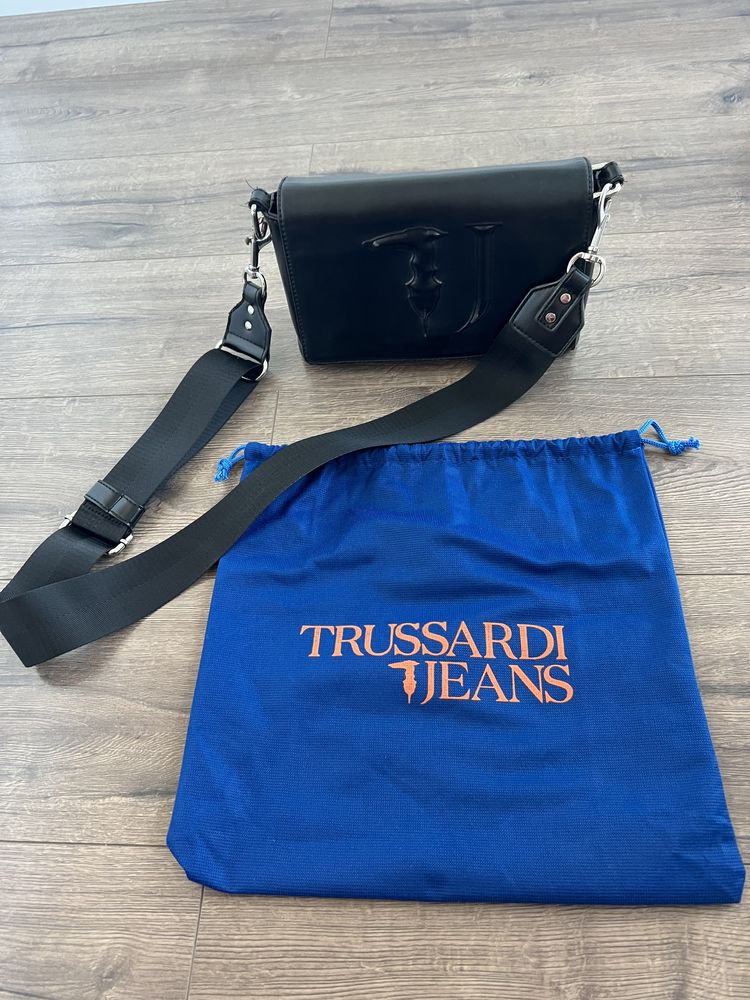 Оригинална чанта Trussardi jeans