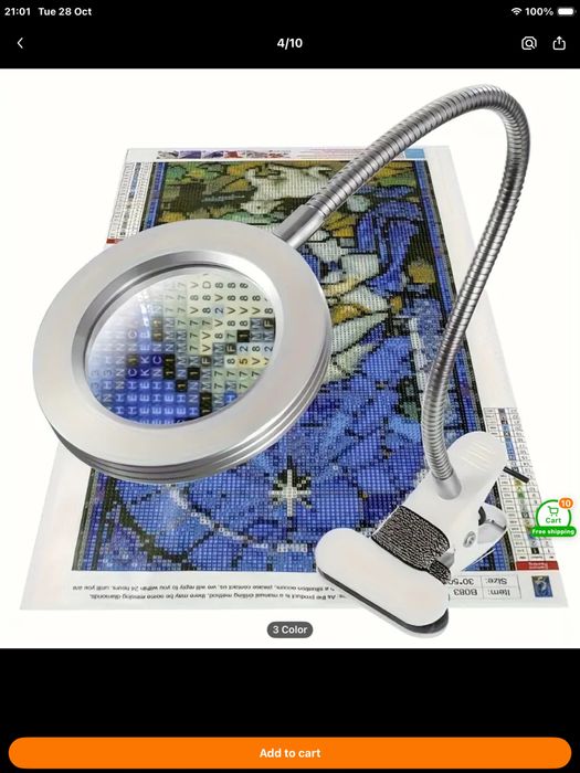 Настолна лупа с различни режими