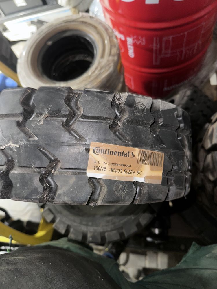 Anvelopa + cauciuc stivuitor plin 150/75-8 (16x6-8) continental