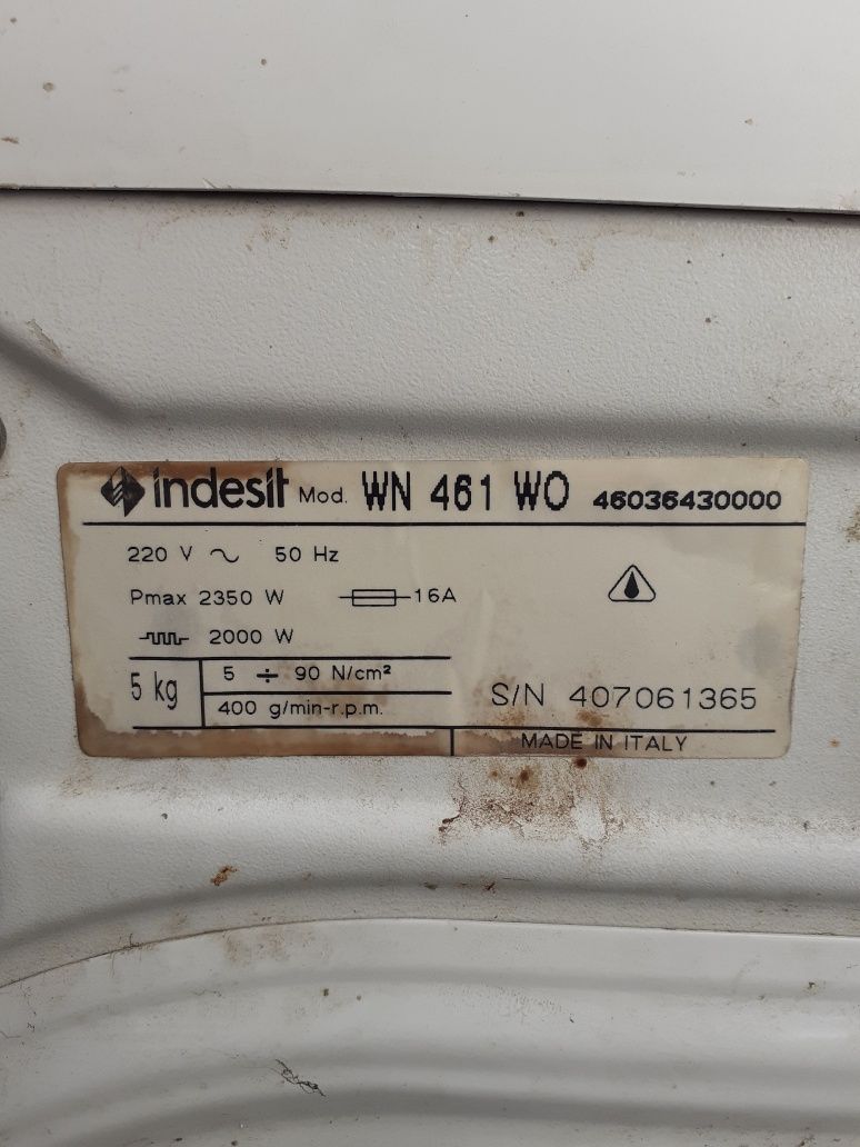 Пералня Indesit/