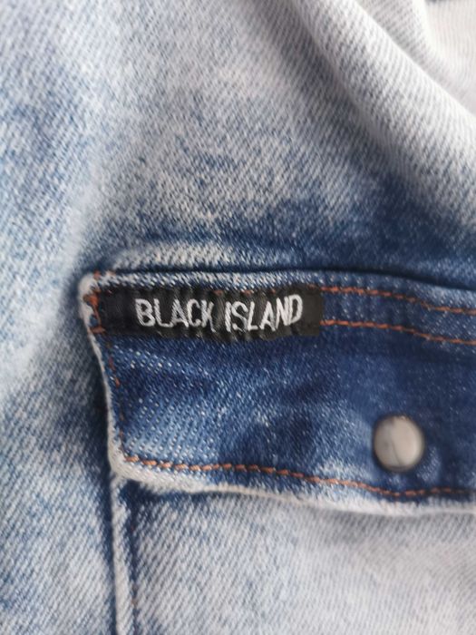 Cămașă/jachetă Jeans Black ISLAND (mărime M) NOUA /originala