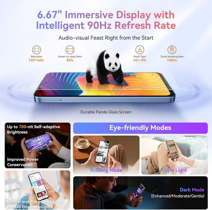 Telefon mobil Blackview Shark 9, 256GB, 8+16GB RAM, 5G, Blue