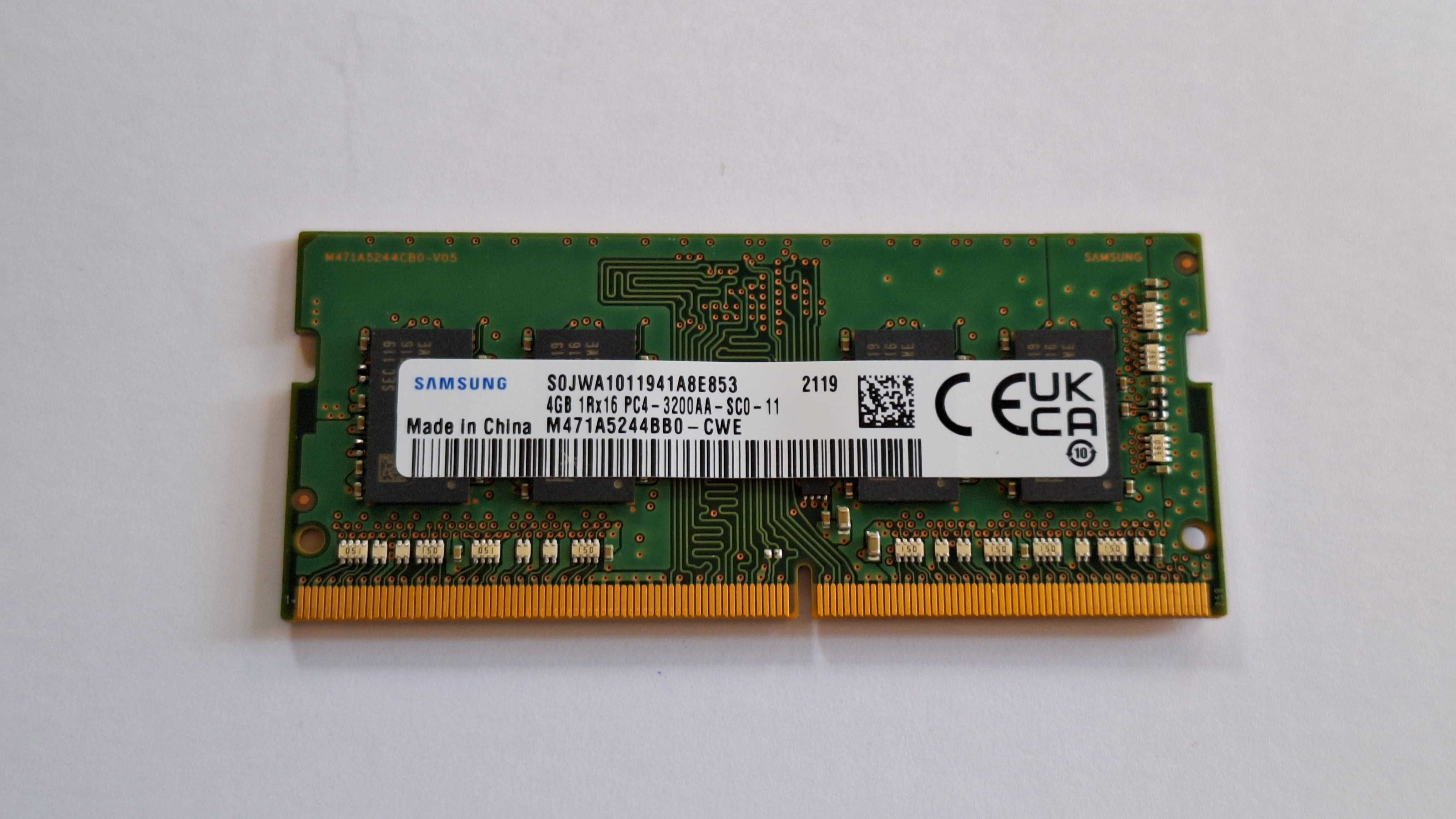 Memorie RAM laptop, DDR4, 4GB, 3200Mhz, Samsung