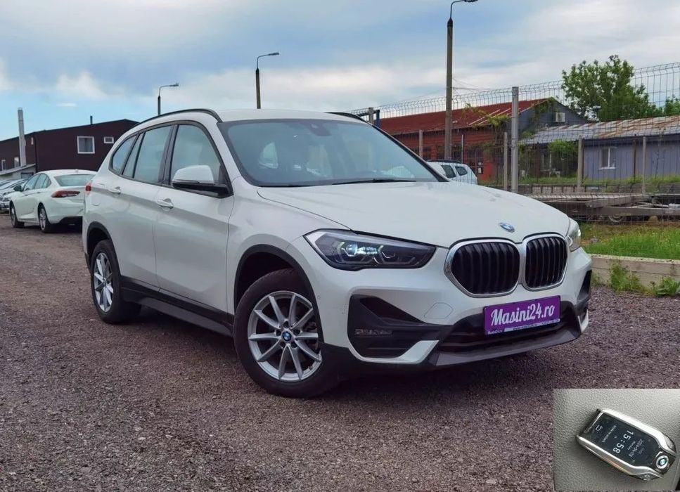 BMW X1 2bucALBsiNEGRU/2.0D/X-Line/VolanM/FaruriMATRIX-L.E.D/Automata/Garantie