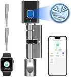 Butuc smart pentru usa cu senzor amprenta si BT