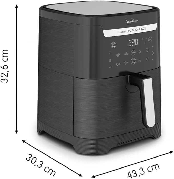 Moulinex Air Fryer Also Grill 2-in-1, Easy Fry Grill, 6.5L, 1830W