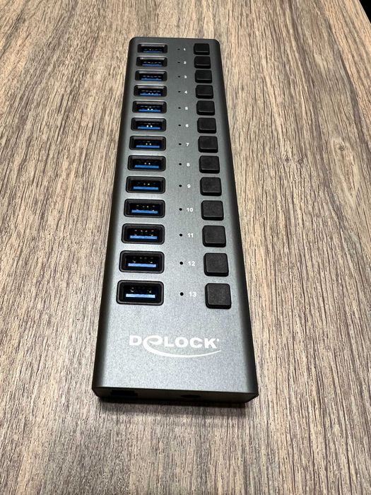 USB HUB DeLock SuperSpeed 13 port with swtich