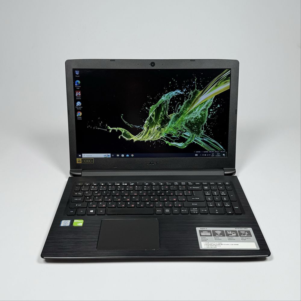 Acer Aspire 3 A315-53G/15,6” FHD/NVIDIA MX130/8GB DDR4/128GB NVMe+1TB