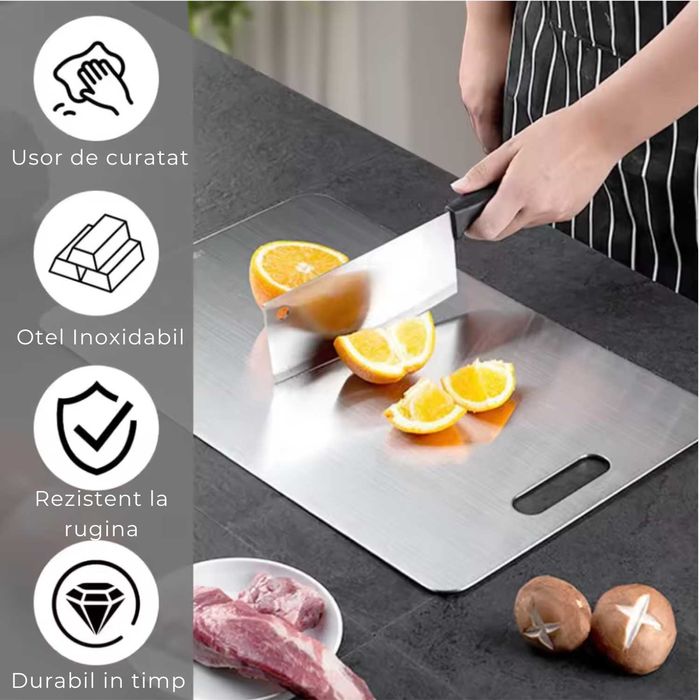 Tocator inox 29-20 / 34-23cm. Fara miros, compatibil masina de spalat