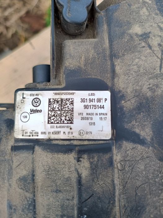 Far vw Passat B8 2018 , full led matrix , IQ light facelift