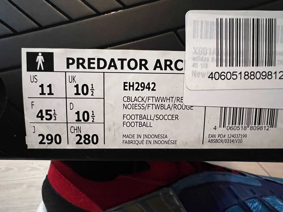 adidas PREDATOR archive tr BOOST маратонки футбол номер 44 и 45