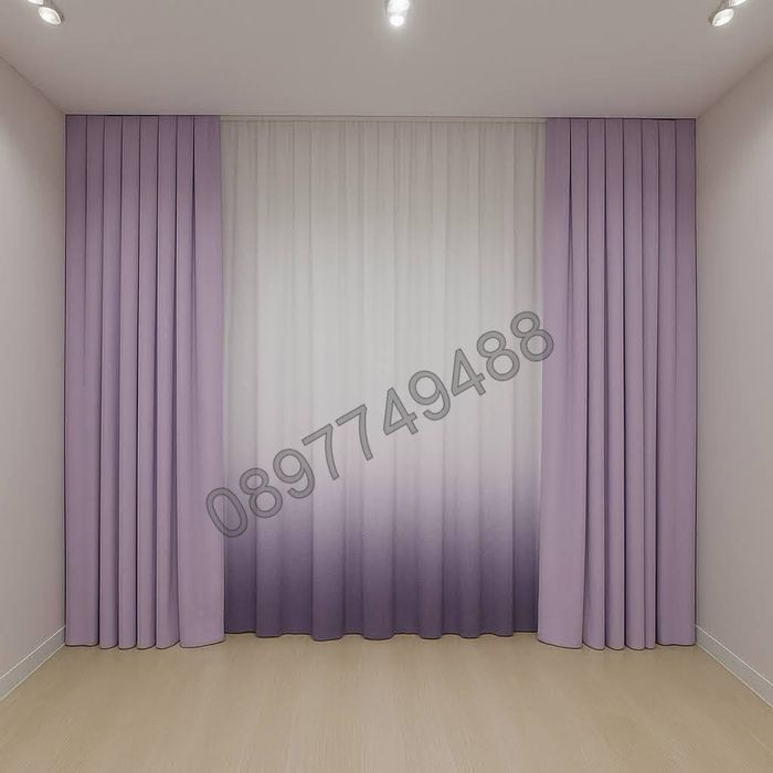 Комплект завеси + перде