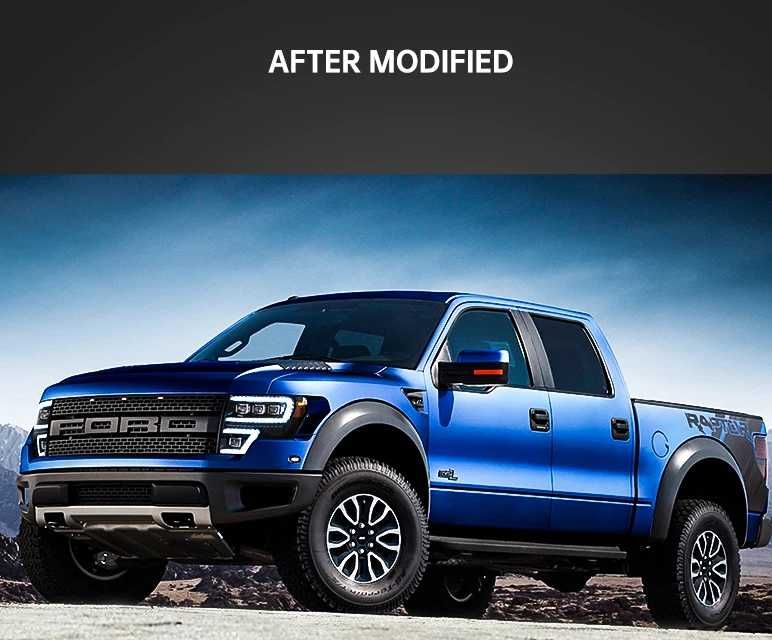Тунинг  LED Matrix  фарове 09-14 Ford F150 12th Gen