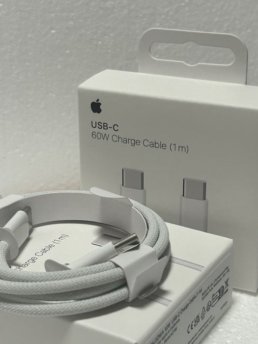 Оригинален Apple кабел 60W С-C за iPhone / MacBook (1м)