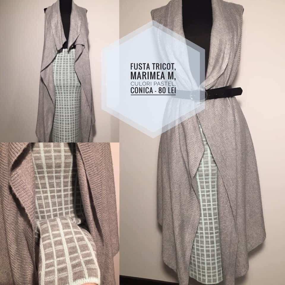Fusta tricot, marimea M