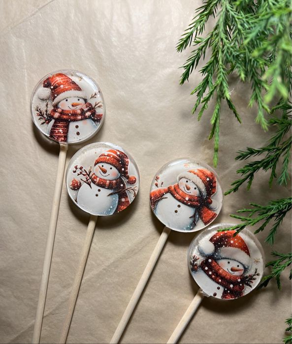 Новогодние леденцы из изомальта