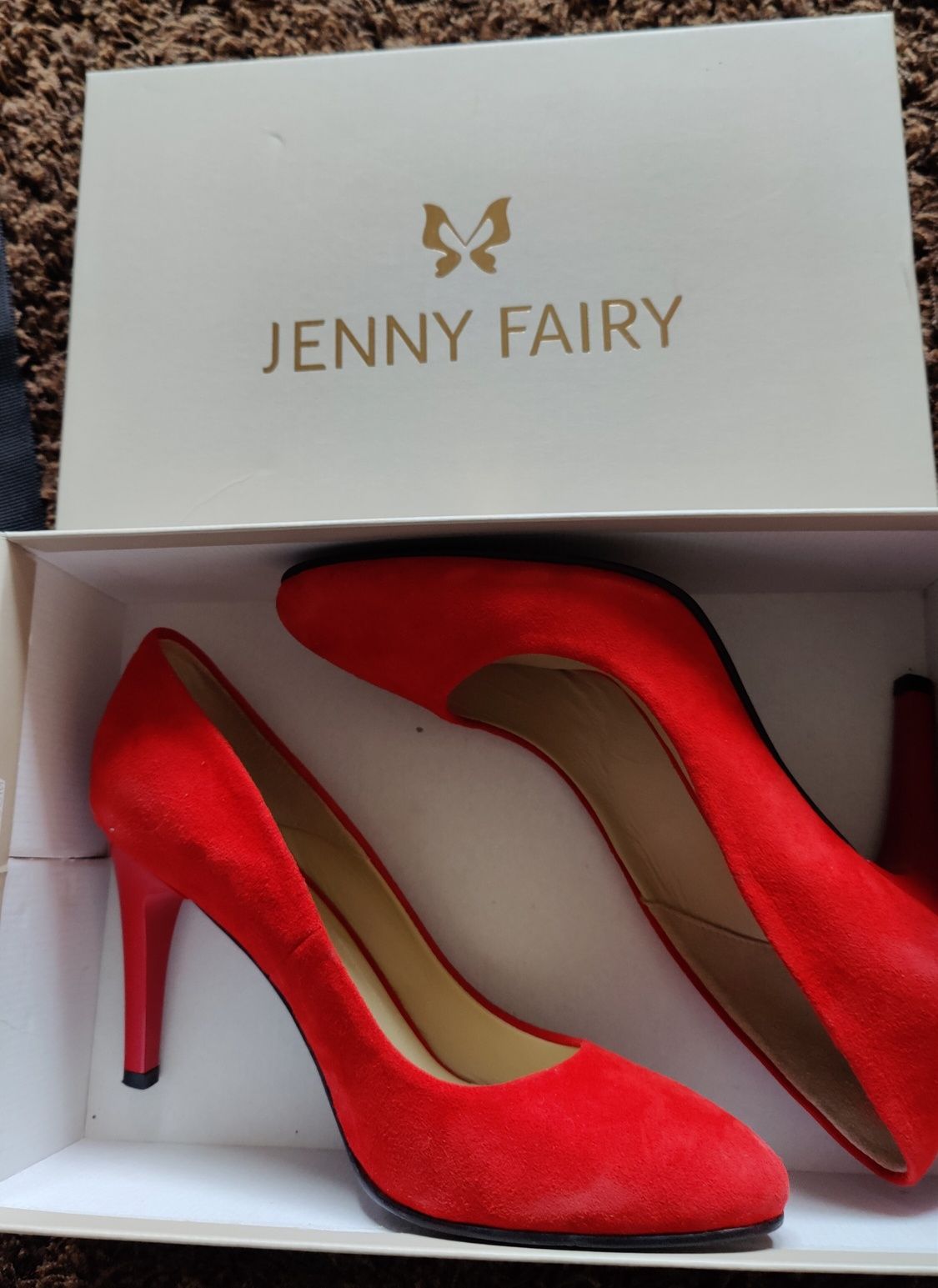 Pantofi roșii Jenny Fairy