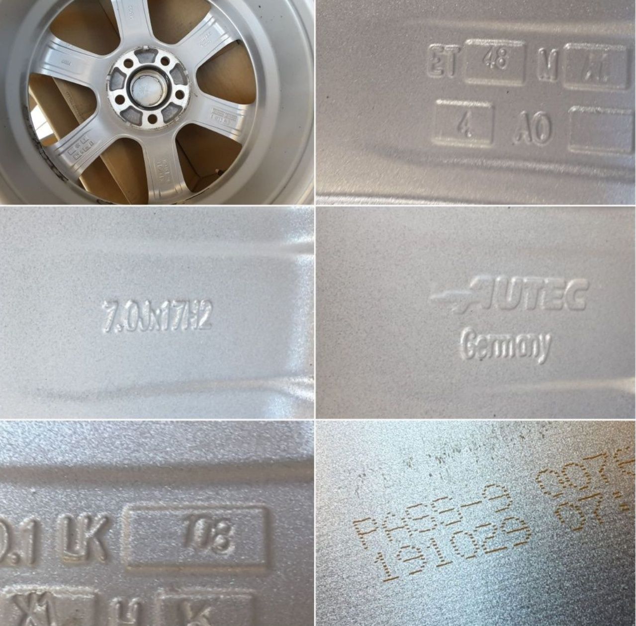 jante aliaj 17; 5x108; Ford Focus 2, 3, 4,Mondeo MK4 Mk5,C-max,Kuga