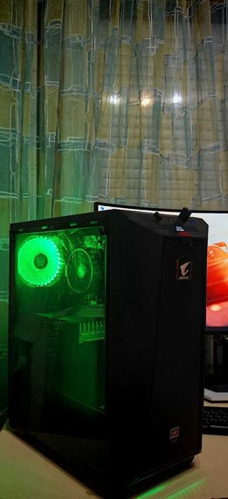 Продавам Гейм РС R5 5500/16Gb/250Gb SSD+1TB HDD/MSI GTX 1600TI/Гаранци