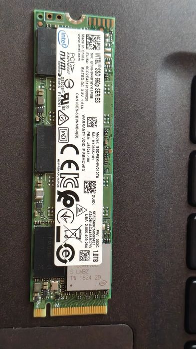 SSD Intel 660p series 1Tb