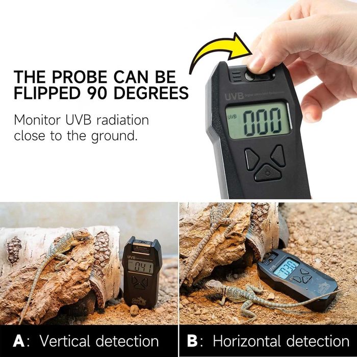 Aparat portabil UVB pentru reptile, masurare digitala 280-320nm