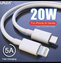 Cablu 2M Type-C la Lightning pentru iPhone sau Ipad