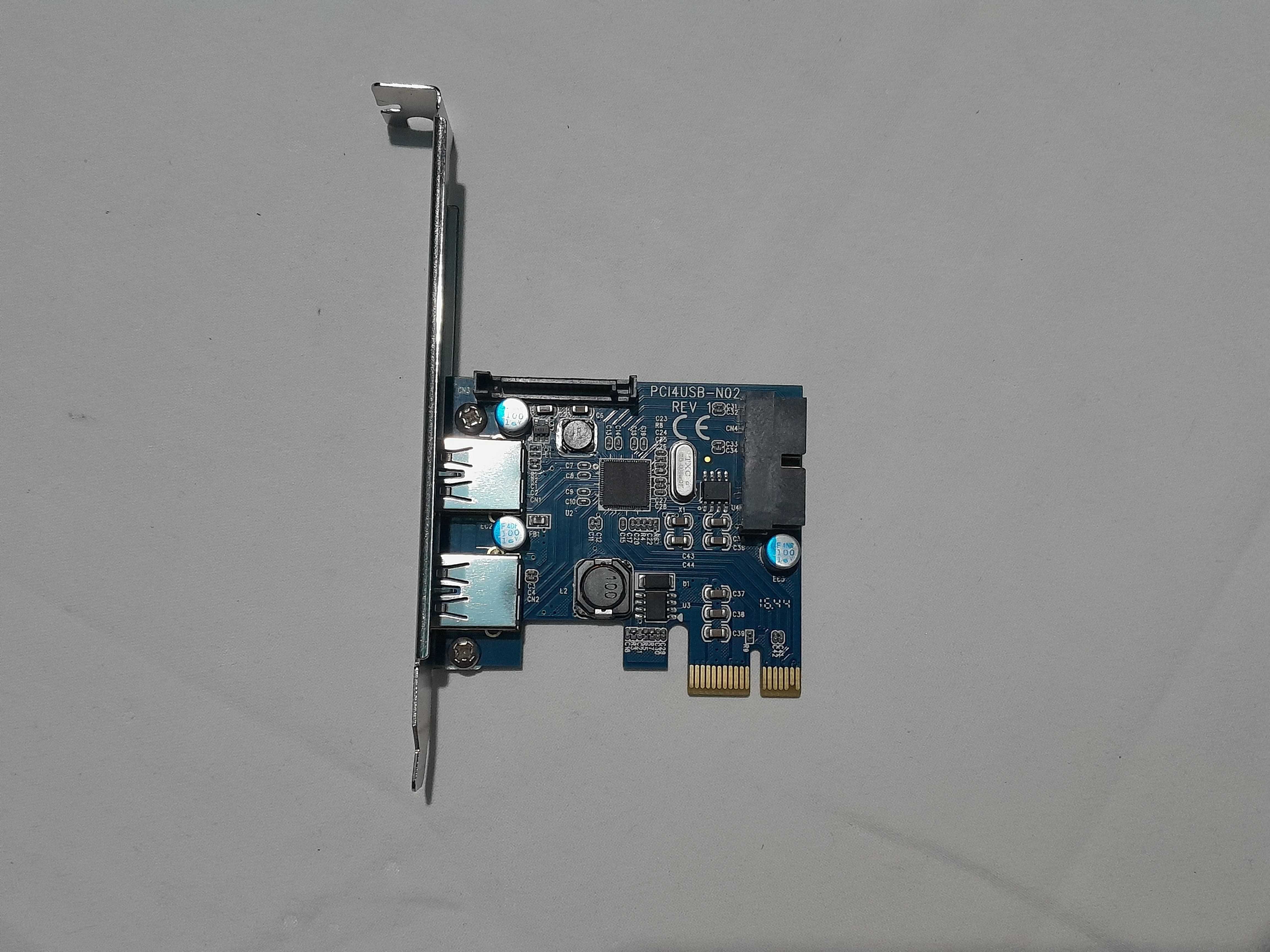 Placa PCI Express cu 2 x porturi externe USB 3.0 si 1 x port intern