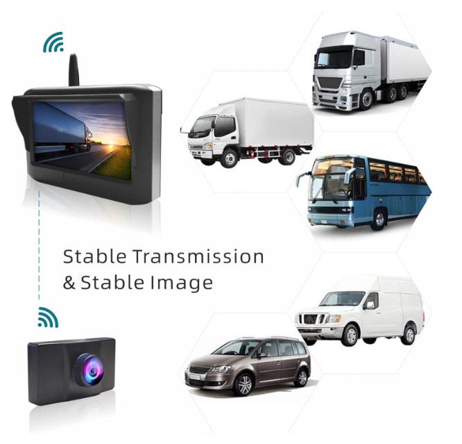 MHCABSR комплект WiFi камера за заден ход с монитор, 4.3-инчов монито