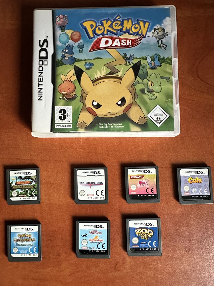 Nintendo DS Donkey Kong Pokemon Dash Mystery Dungeon Catz Zoo Tycoon