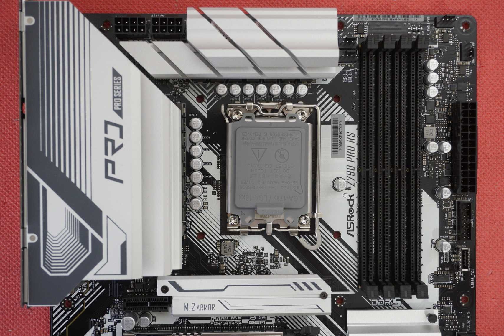 [LGA 1700] Дъно Z790 Pro RS AsRock DDR5 PCIe 5 Дънна платка / Вкл.ДДС