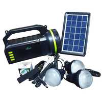Statie cu Panou solar Camping cu Becuri baterie inclusa boxa bluetooth