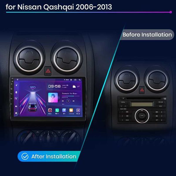 Nissan Qashqai 2006г-2013г Мултимедия Навигация Android