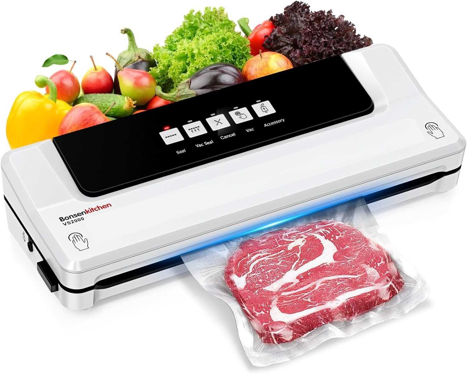 Уред за вакуумиране,Bonsenkitchen Vacuum Sealer,Нова,Гаранция