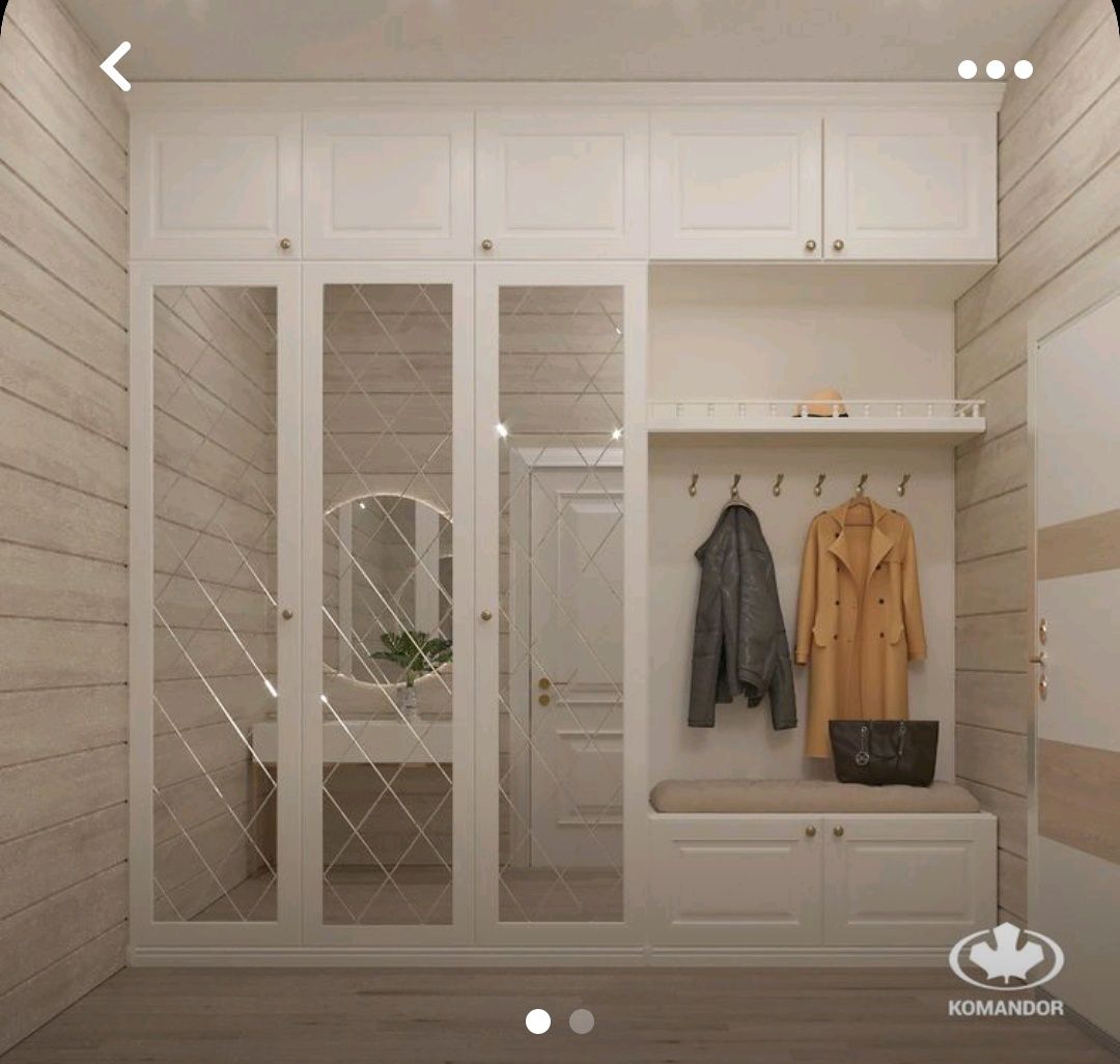 Шкафы спальную, гардеробные под заказ