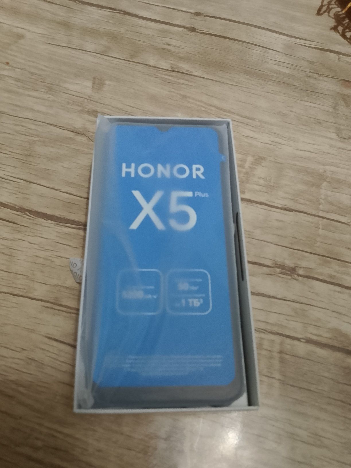 Honor X5 plus karobka 21.05.25 olingan tel ishlatilmagan srojna sotila