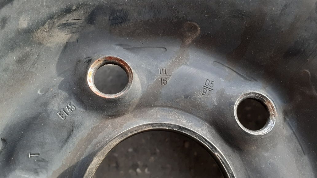 Джанти 15" 5 112 vw audi метални