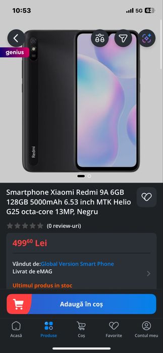 telefon Redmi 9A ca nou