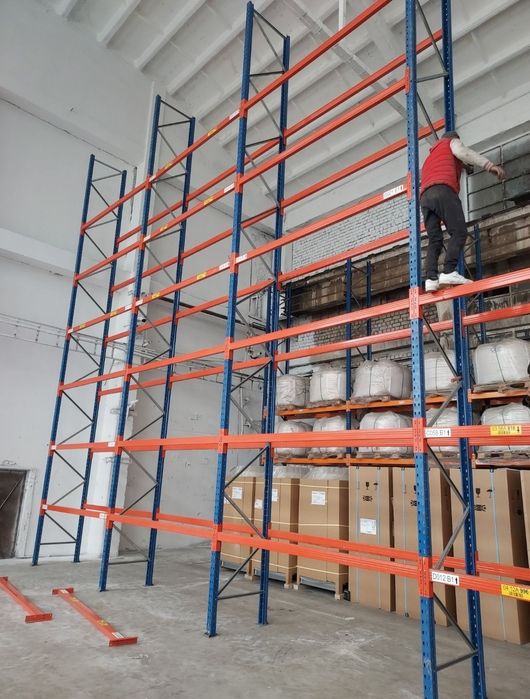 Rafturi metalice depozitare paleti industriale reglabile 32x22