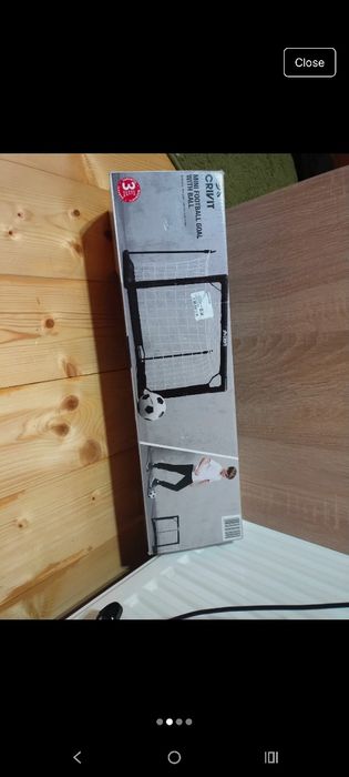 Poartă mini fotbal + minge – Crivit