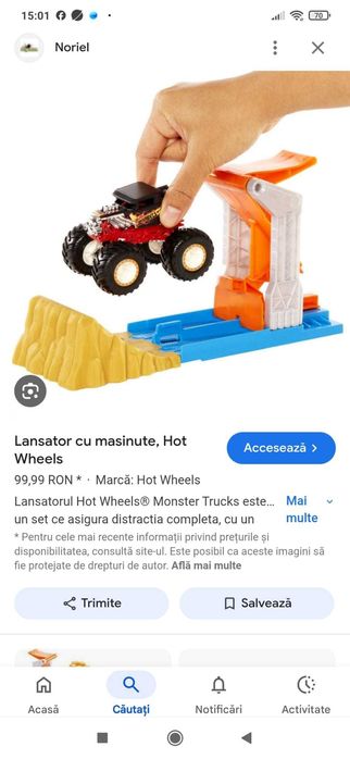 Hot wheels lansator monster truck
