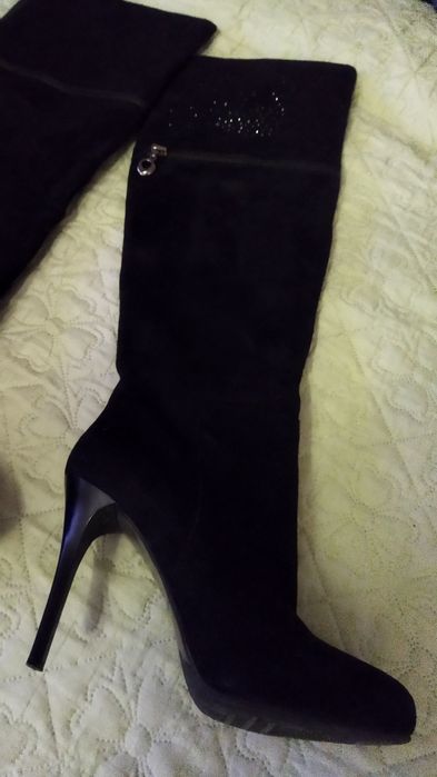 Сапоги ботфорты весна-осень р.38-39